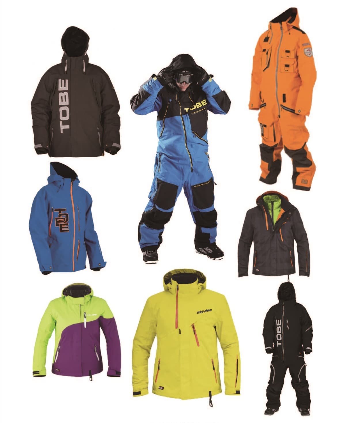Skiwear_ Outdoor clothing_ Sportswear_ Uniform